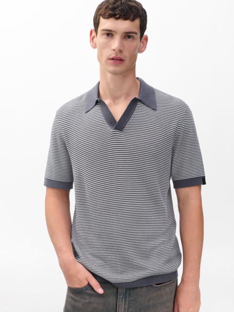 rag & bone Harvey Knit Johnny Collar Polo