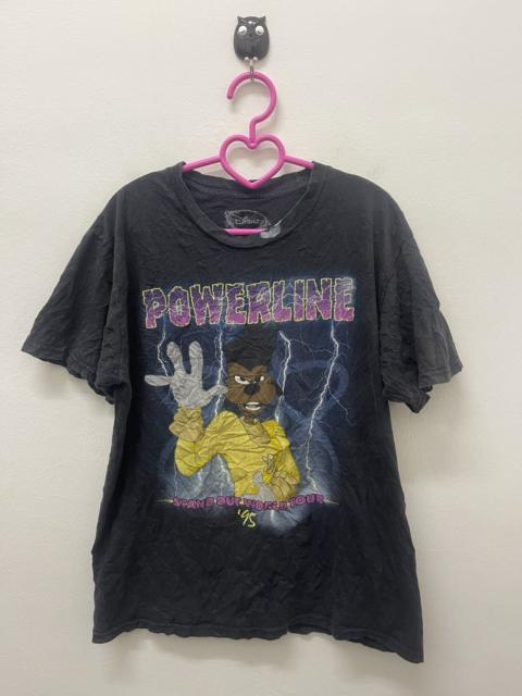 Other Designers Band Tees - Rare GOOFY Powerline Stand Out World Tour 95 Disney Rock Tee