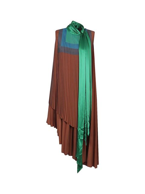 Loewe Pleated asymmetric dress