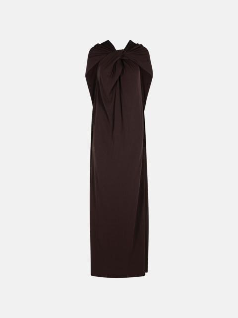 【送料&関税込】Jil Sander Brown Viscose Dress Jil Sander BROWN VISCOSE DRESS | lungolivigno | REVERSIBLE
