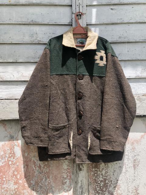 Other Designers Handmade - Joe Komodo Globe-trotters Navajo Heavy Wool Handmade Coat
