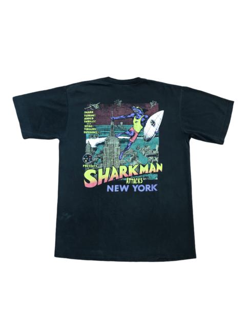 Other Designers Vintage - 90’s Sharkman Attack New York Terror Shirt by Maui And Sons