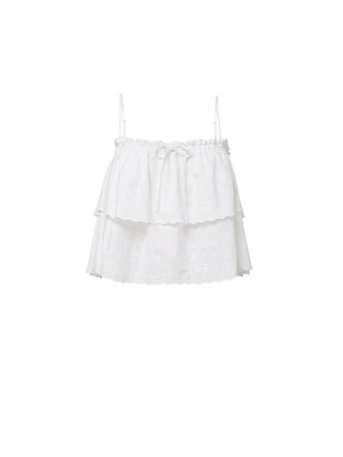 VERONICA BEARD OSEANNA EYELET CAMISOLE