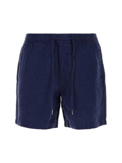 Polo Ralph Lauren Polo Ralph Lauren Logo Motif Prepster Linen Shorts, Size Medium