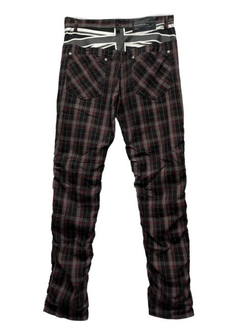 Other Designers Japanese Brand - RAGOUT Underground PunkTartan UnionJack Bondage Zipper Pants