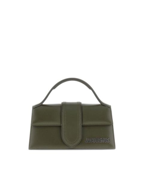 JACQUEMUS leather top-handle shoulder bag