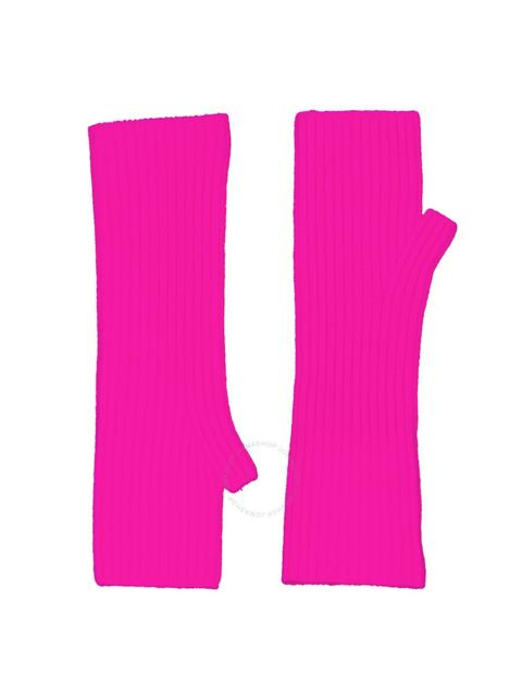 Other Designers Kujten Neon Pink Cashmere Mittens