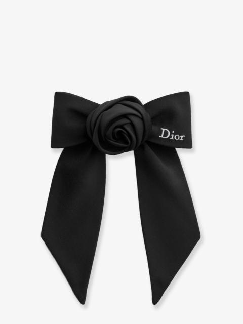 Dior Dior Women Dior Twist Bow Technical Grosgrain Fabric