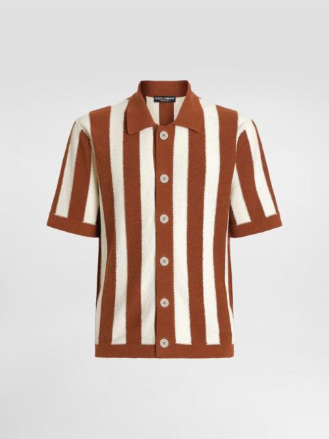 Dolce & Gabbana Striped knit shirt