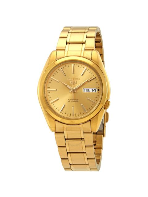 Other Designers Seiko Series 5 Automatic Gold Dial Men's Watch SNKL48