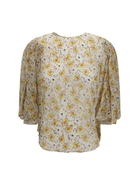 Isabel Marant Étoile Marant Étoile Floma Blouse Light Yellow/Ecru