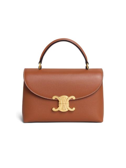 CELINE CELINE Teen Nino $3450 Tan Leather Top handle Bag New
