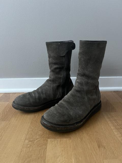 Rick Owens Dust Suede Creeper Boots