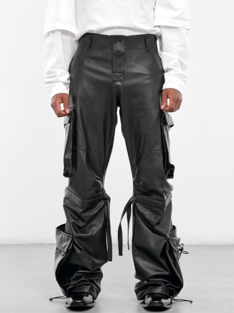DARKPARK Leather Cargo Pants