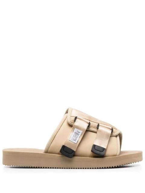 'KAW-CAB' BEIGE SANDALS WITH VELCRO FASTENING IN NYLON MAN SUICOKE