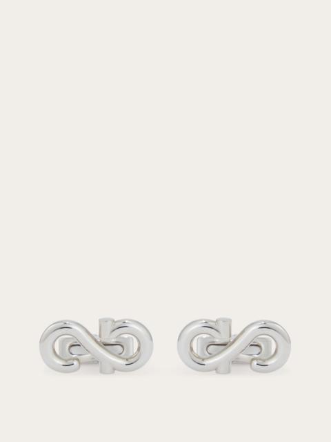 FERRAGAMO Gancini hook cufflinks
