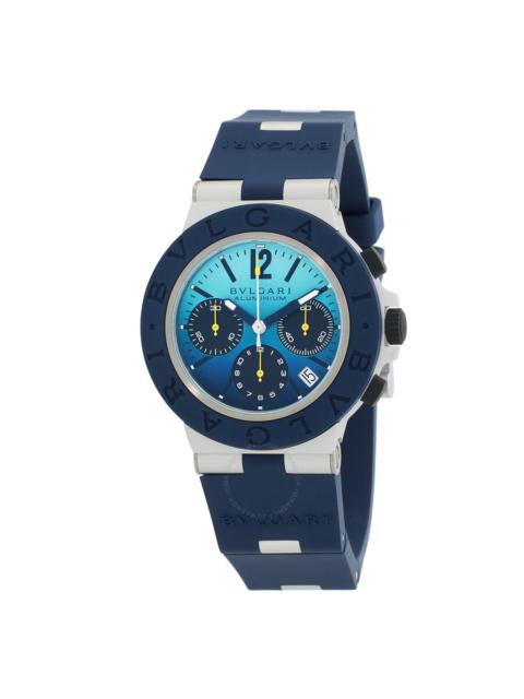 BVLGARI Bvlgari Aluminium Capri Edition Chronograph Automatic Blue Dial Men's Watch 103844