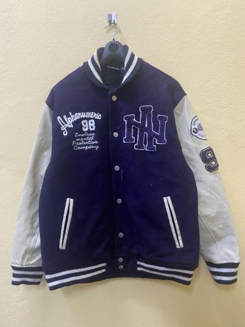 Other Designers ALPHA NUMERIC LOS ANGELES VARSITY JACKET