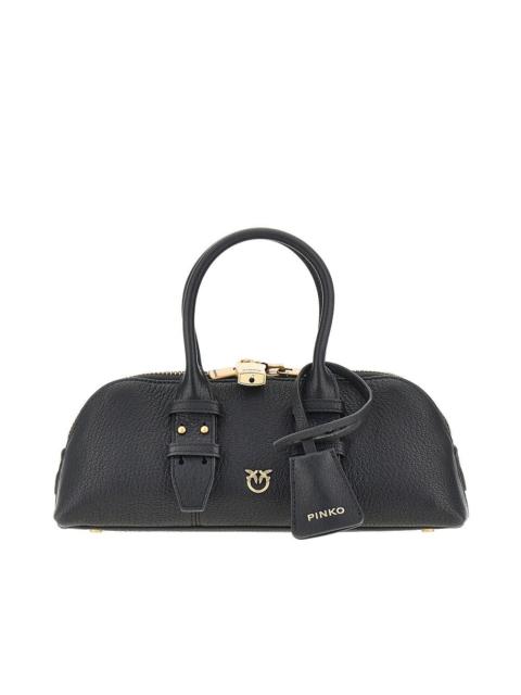 PINKO Pinko Grained Leather Escape Bag Black