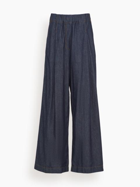 Dries Van Noten Pila Denim Pant in Indigo