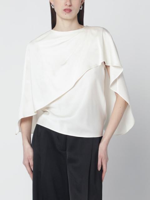 SIMKHAI Eliora cream satin blouse