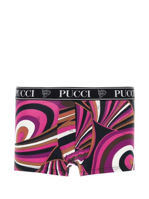 PUCCI - Emilio Pucci Men Multicolor Stretch Cotton Boxer Set