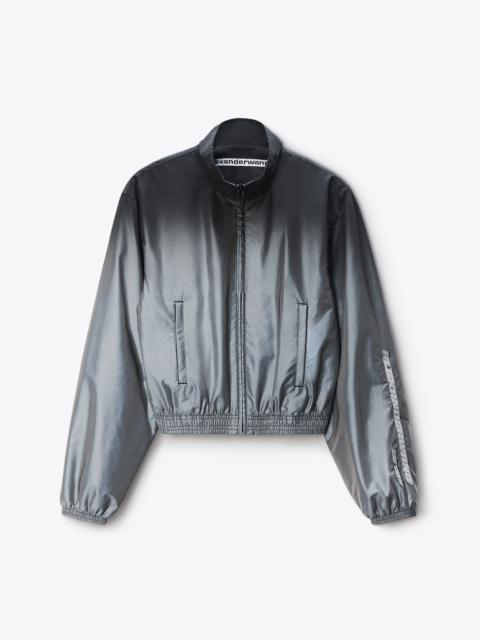 Alexander Wang Reflective Track Jacket Shrunken