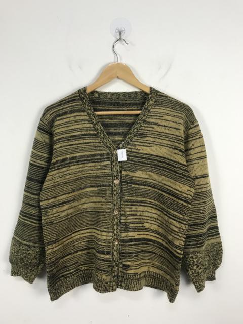 Other Designers Other - Vintage Unbrand Abstract Pattern Knit Cardigan #3046