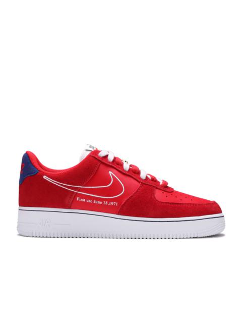 Nike AIR FORCE 1 '07 LV8 'FIRST USE - UNIVERSITY RED'