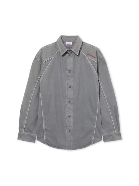 Off-White Garment-Dyed Sporty Shirt