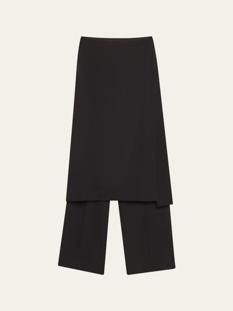 BALENCIAGA Hybrid Baggy Wool-Blend Pants