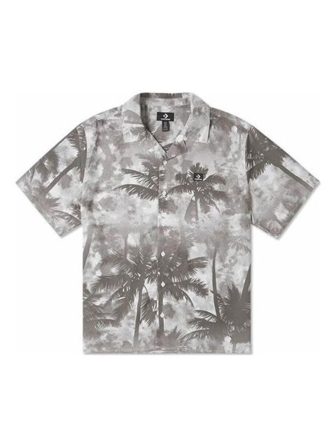 Converse Converse Resort Palm Trees Button-Down Shirt 'Black Palm' 10026435-A01
