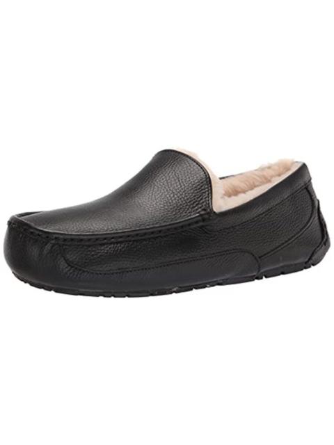 UGG UGG Ascot Slippers, Black Leather