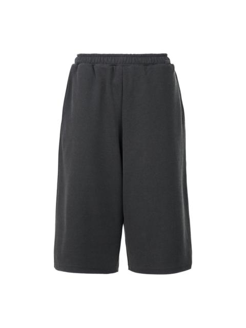 pushBUTTON Dark Gray Graphic Printed Bermuda Shorts