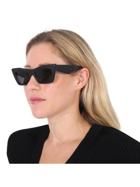 Dolce & Gabbana SALE! NEW D&G DG4435 25256G Matte Black Gray Mirrored Cat Eye Women Sunglasses