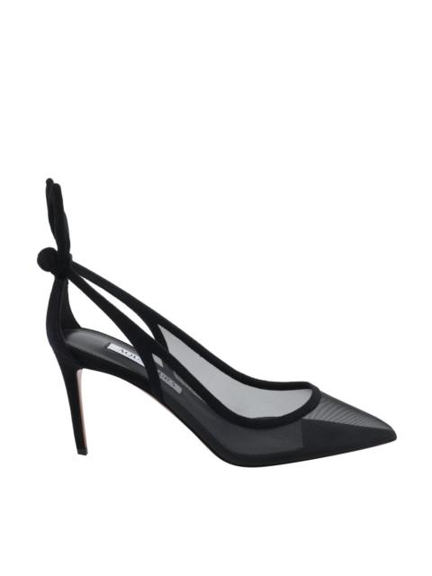 AQUAZZURA Aquazzura Women Bow Tie Mesh Pump 85