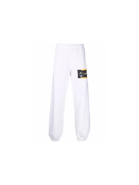 Off-White OFF-WHITE Caravaggio Painting St Jerome Writing Slim Sweatpants White/Black/Yellow