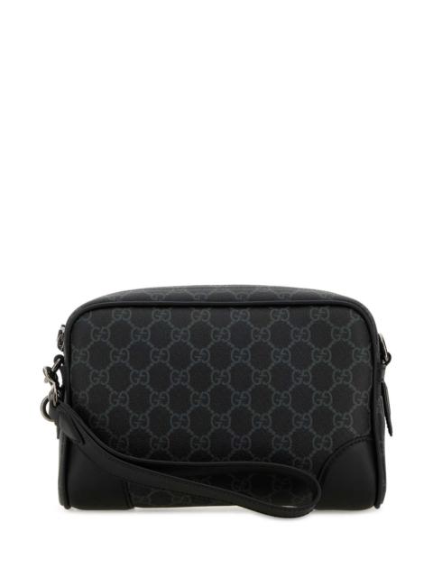 GUCCI Gucci Men Printed Canvas Small Gg Emblem Crossbody Bag