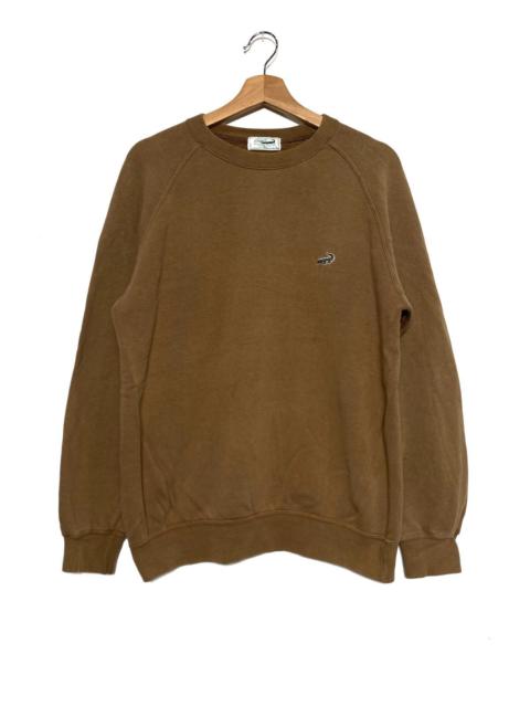 Other Designers Japanese Brand - Vintage Crocodile Small Logo Brown Crewneck Travis Scott