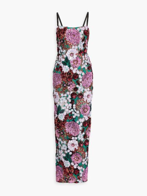 Other Designers Dahlia sequin-embellished tulle gown