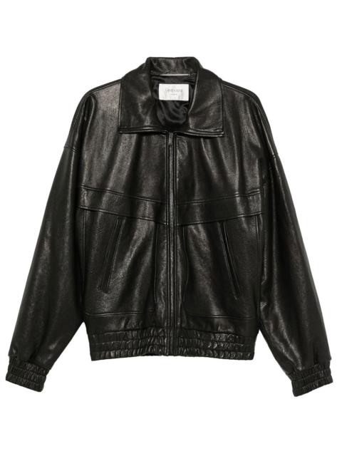 SAINT LAURENT Saint Laurent Men Jacket In Bubbled Lambskin