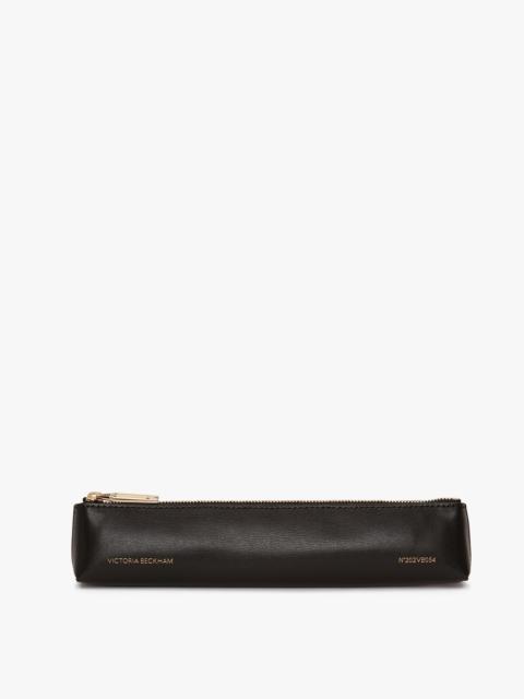 Victoria Beckham Pencil Case In Black Leather