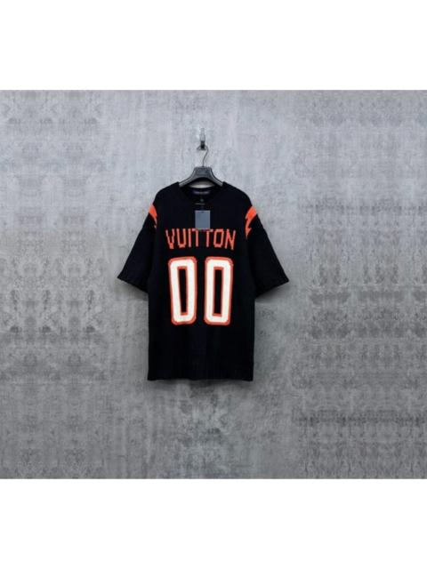 Louis Vuitton Louis Vuitton wool embroidered logo short-sleeved shirt