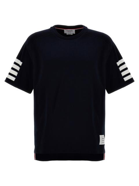 Thom Browne 4 Bar T-Shirt Blue