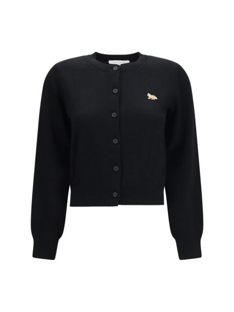 Maison Kitsuné Maison Kitsuné Baby Fox Cardigan Black