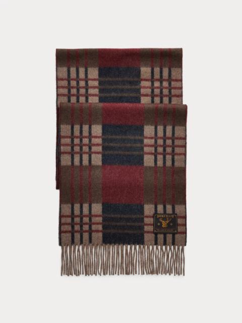 RRL by Ralph Lauren Patterned Wool-Cashmere Scarf