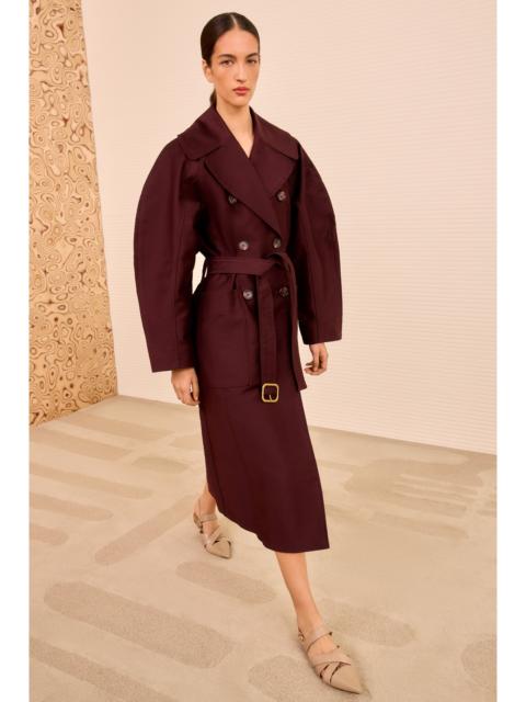 ULLA JOHNSON Fleur Belted Trench Coat