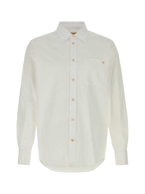 Valentino Valentino Garavani Men White Oxford Shirt