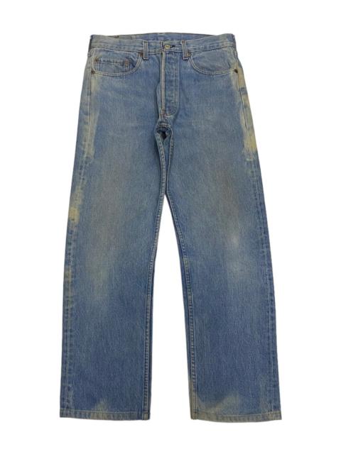 Other Designers VINTAGE LEVIS 501 SINGLE R WASHED DISTRESSED DENIM JEANS