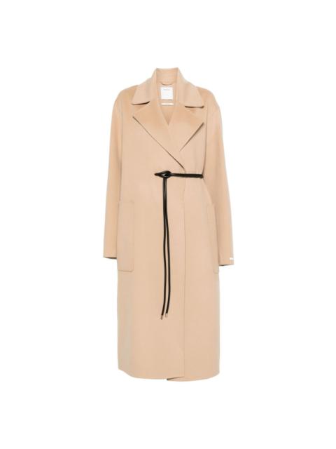 Sportmax FIORE Pure wool trench coat | REVERSIBLE